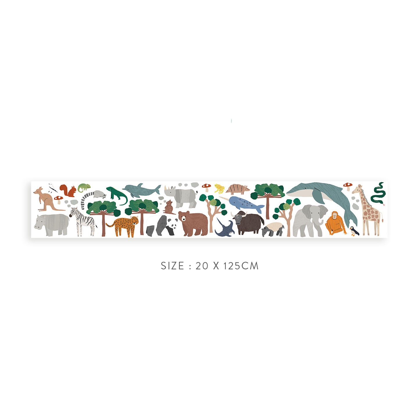 Animals of the World Wall Stickers