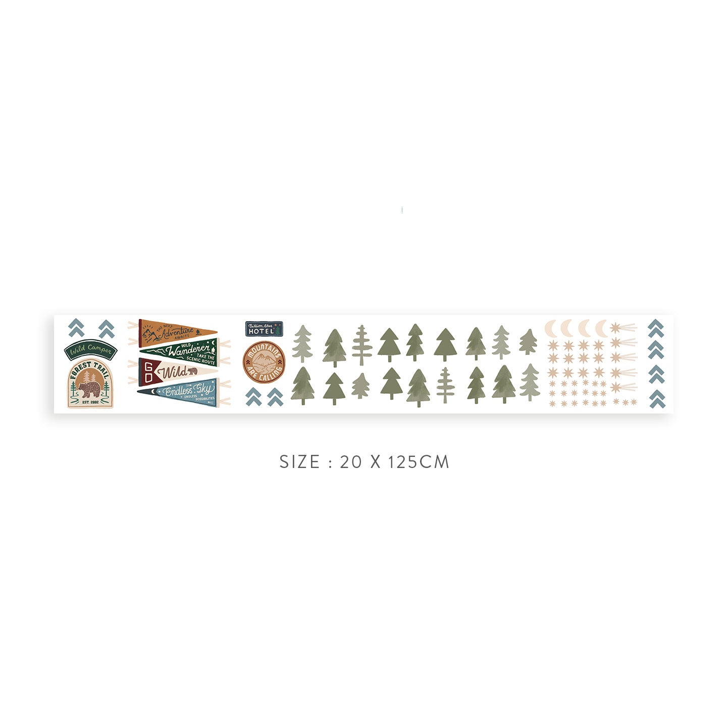 Wild Camping Wall Stickers