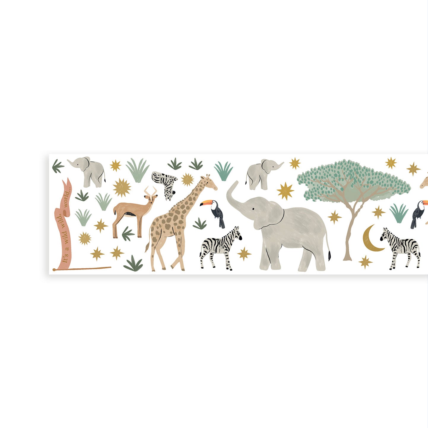Pretty Serengeti Wall Stickers