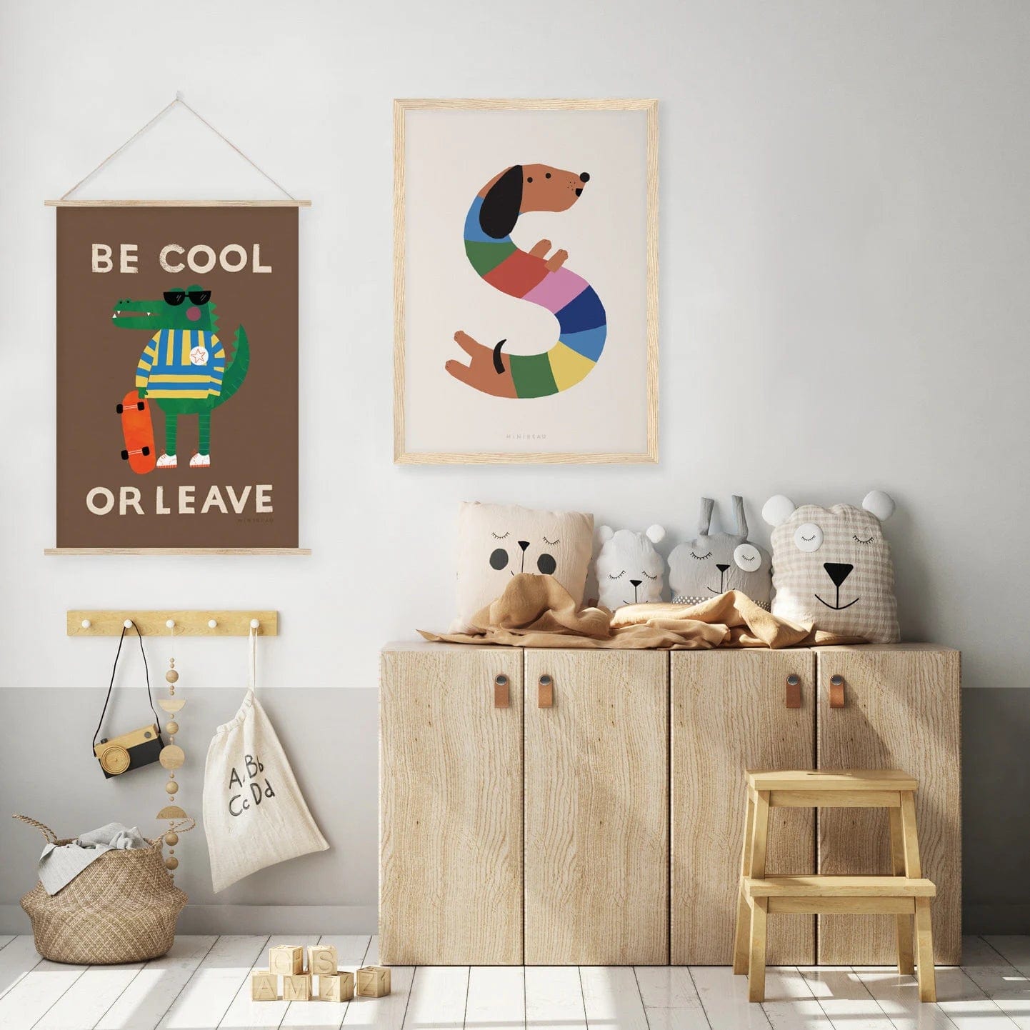 Art Print Be Cool Or Leave Croc Art Print