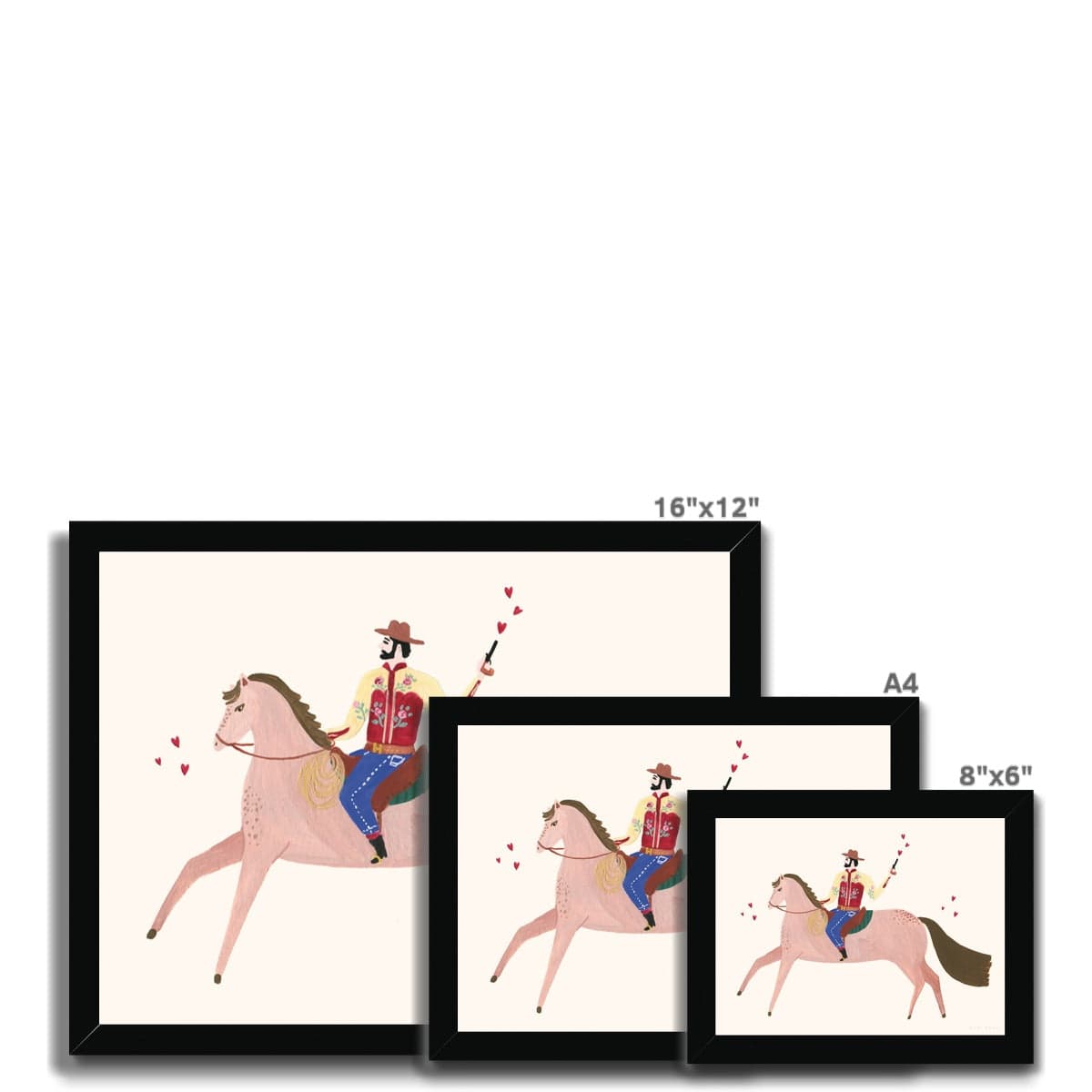 Art Print Cowboy Art Print