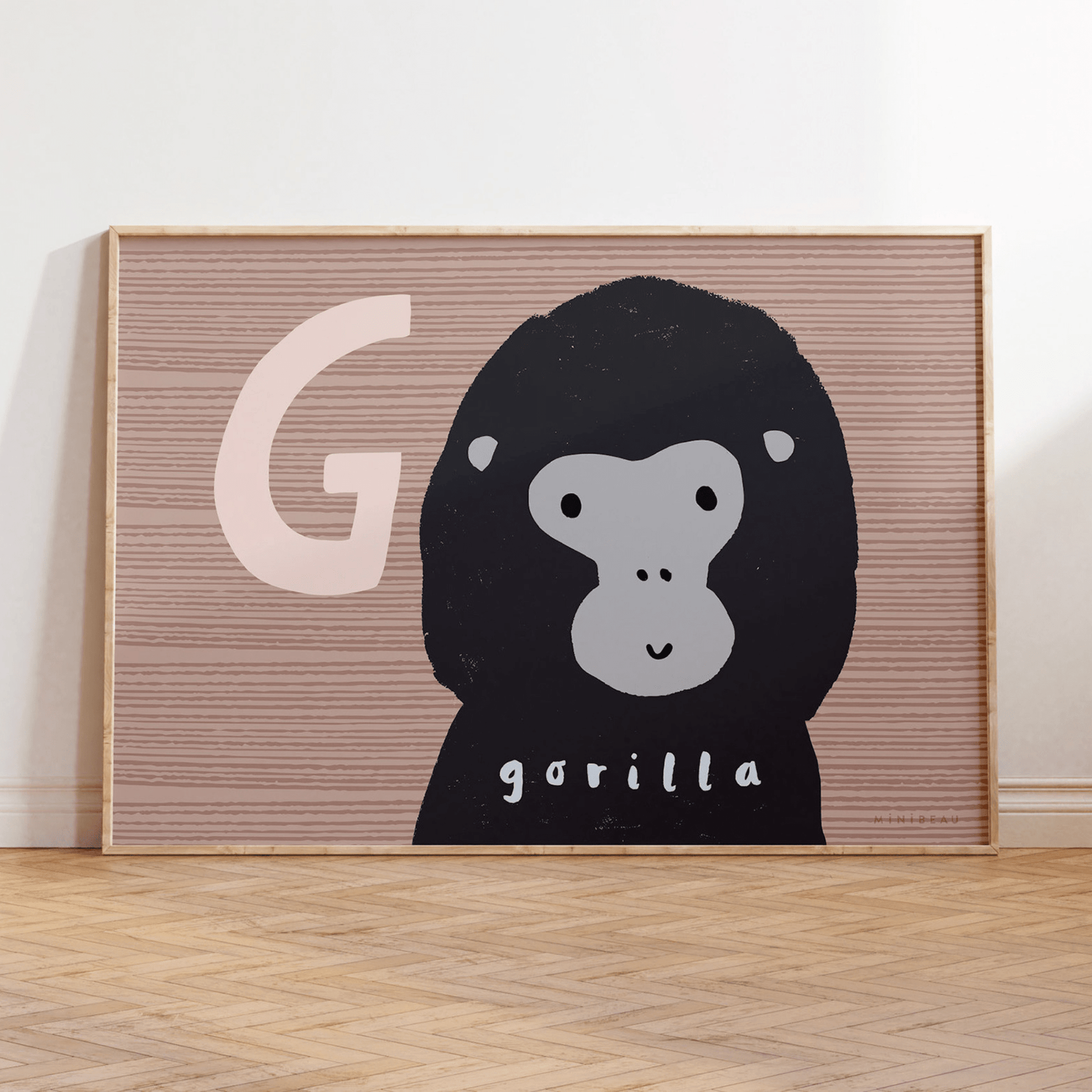 Art Print G Is For Gorilla Art Print