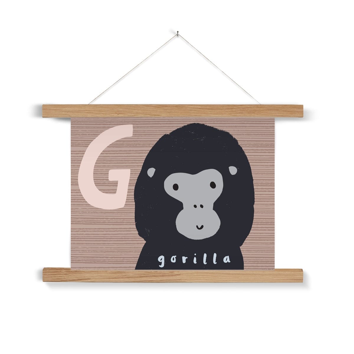 Art Print G Is For Gorilla Art Print