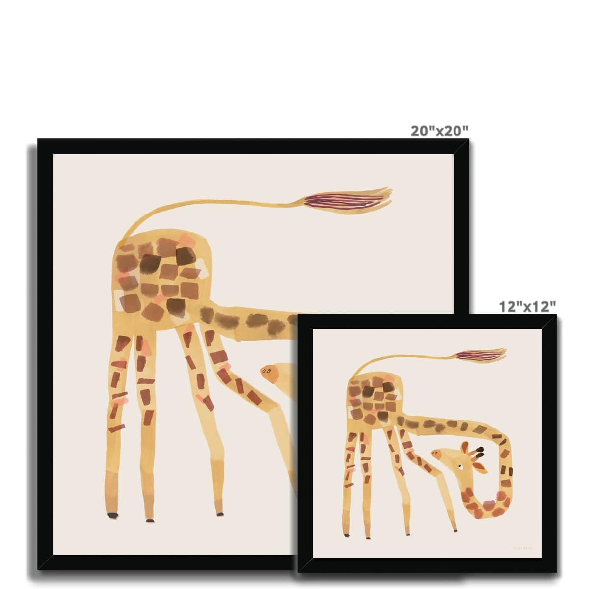 Art Print Giraffe Art Print