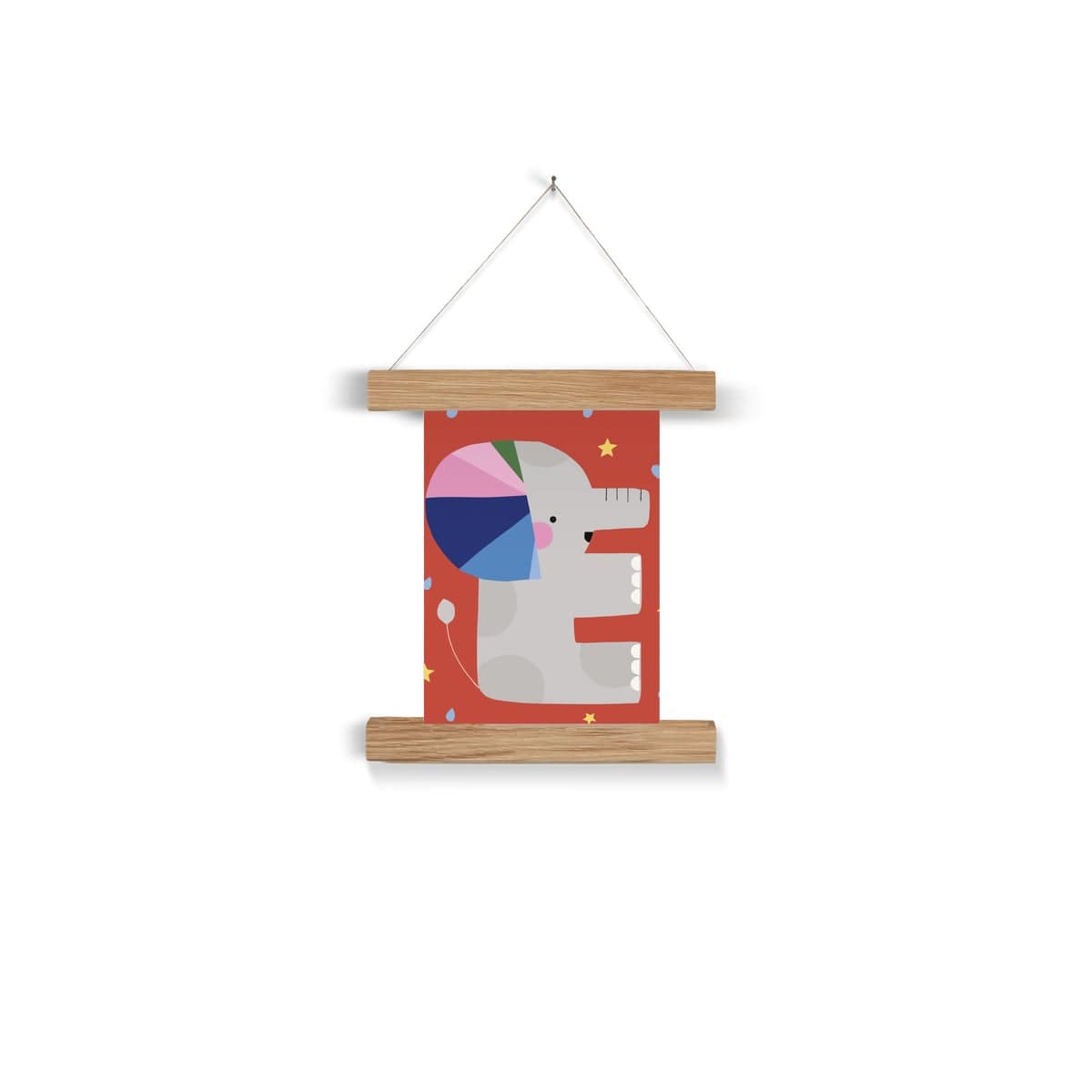 Art Print Happy Alphabet 'E' Art Print - Personalisable