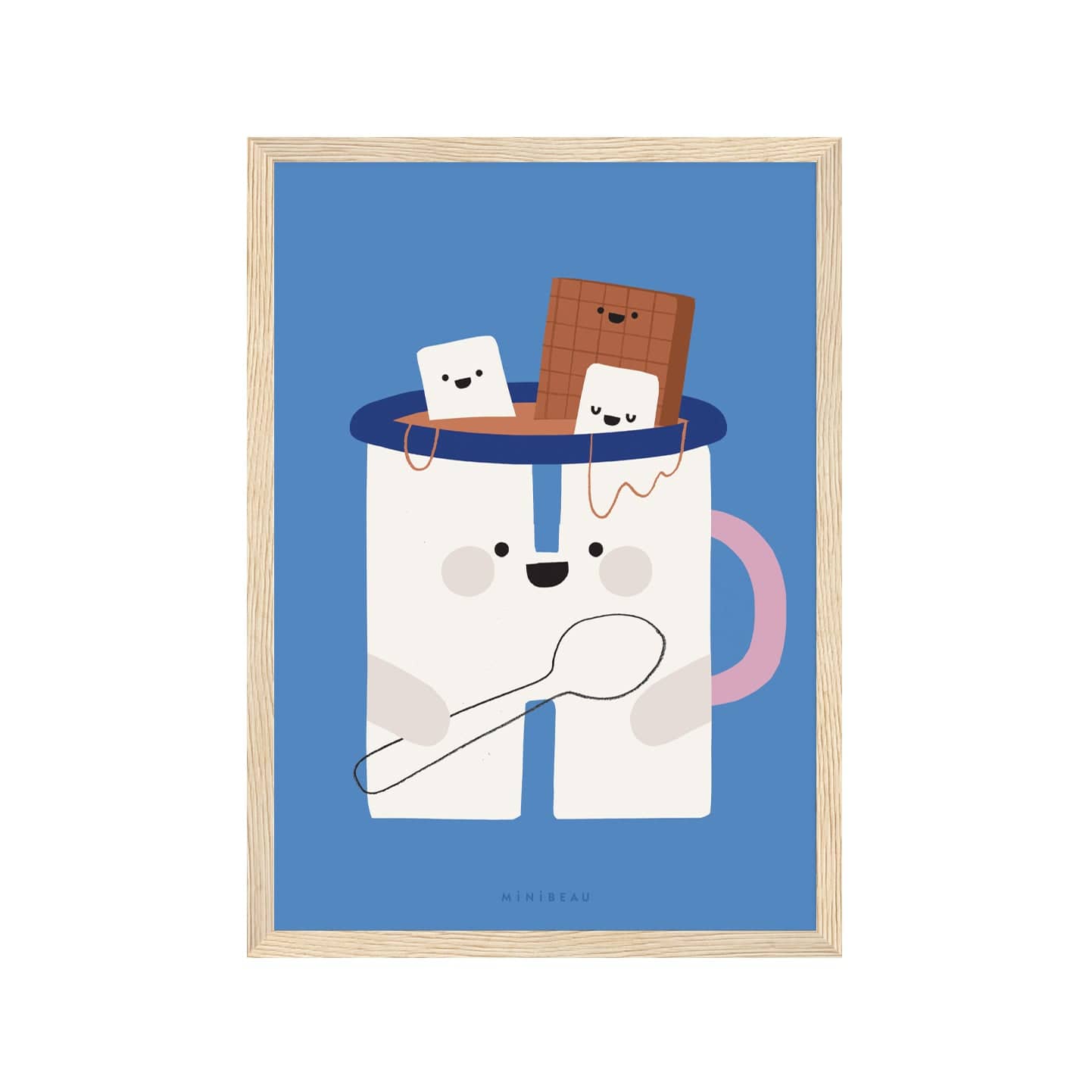 Art Print Happy Alphabet 'H' Art Print - Personalisable