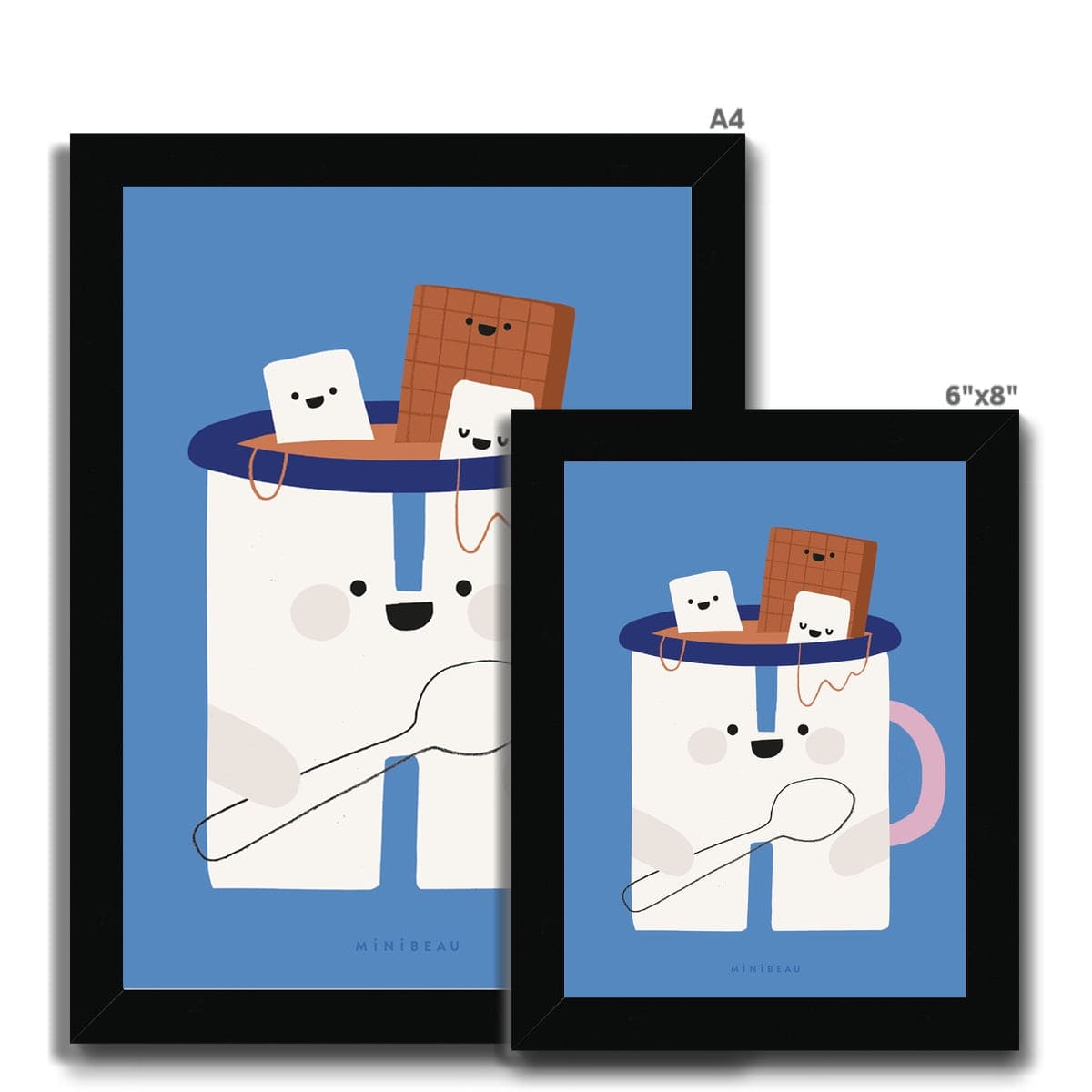 Art Print Happy Alphabet 'H' Art Print - Personalisable