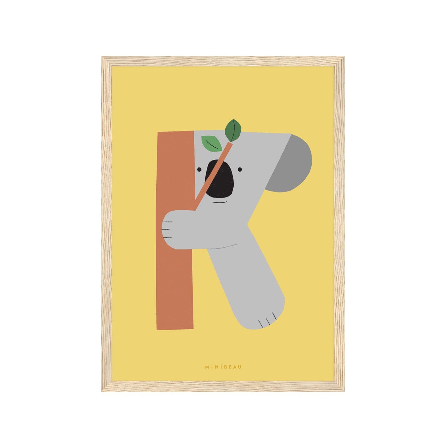 Art Print Happy Alphabet 'K' Art Print - Personalisable