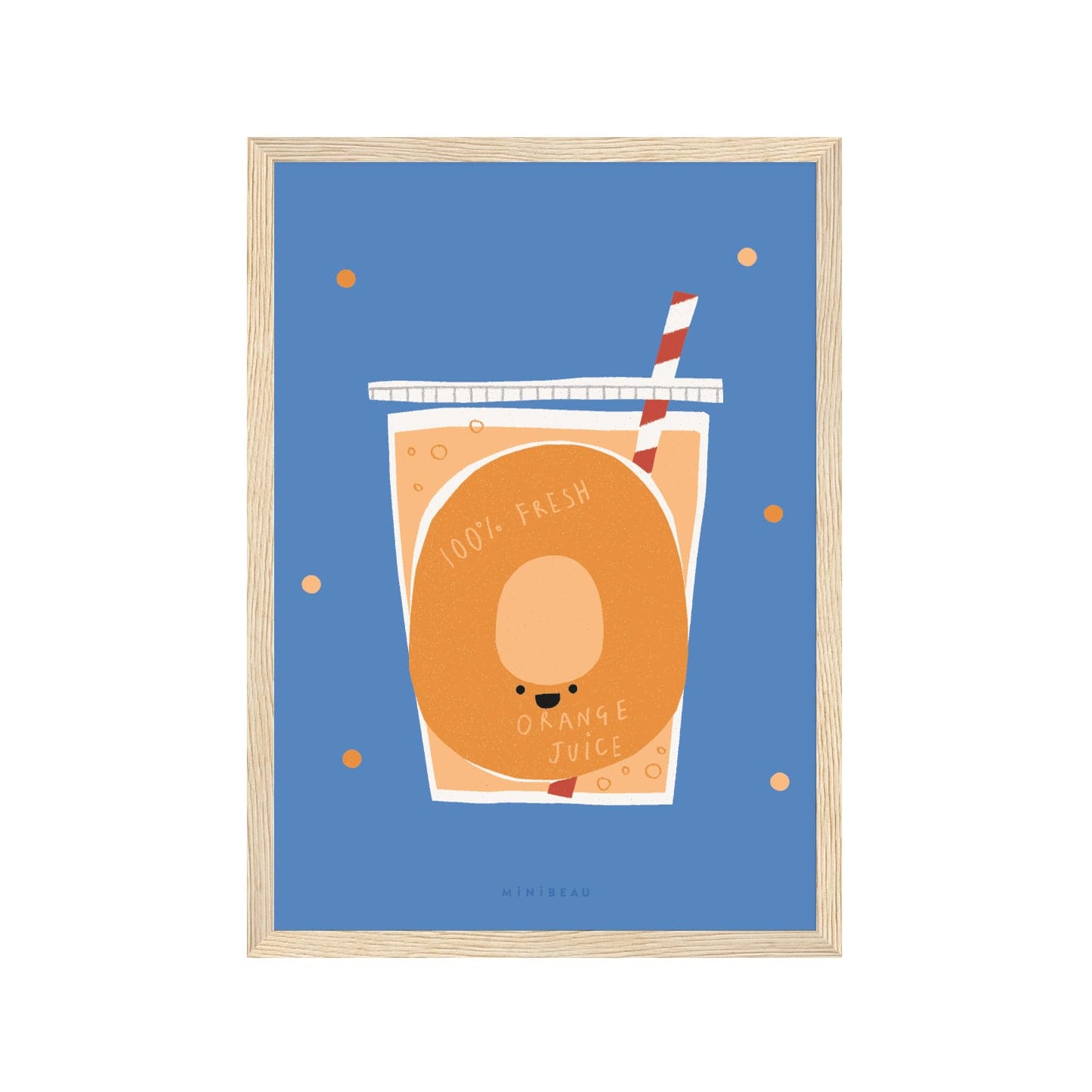 Art Print Happy Alphabet 'O' Art Print - Personalisable