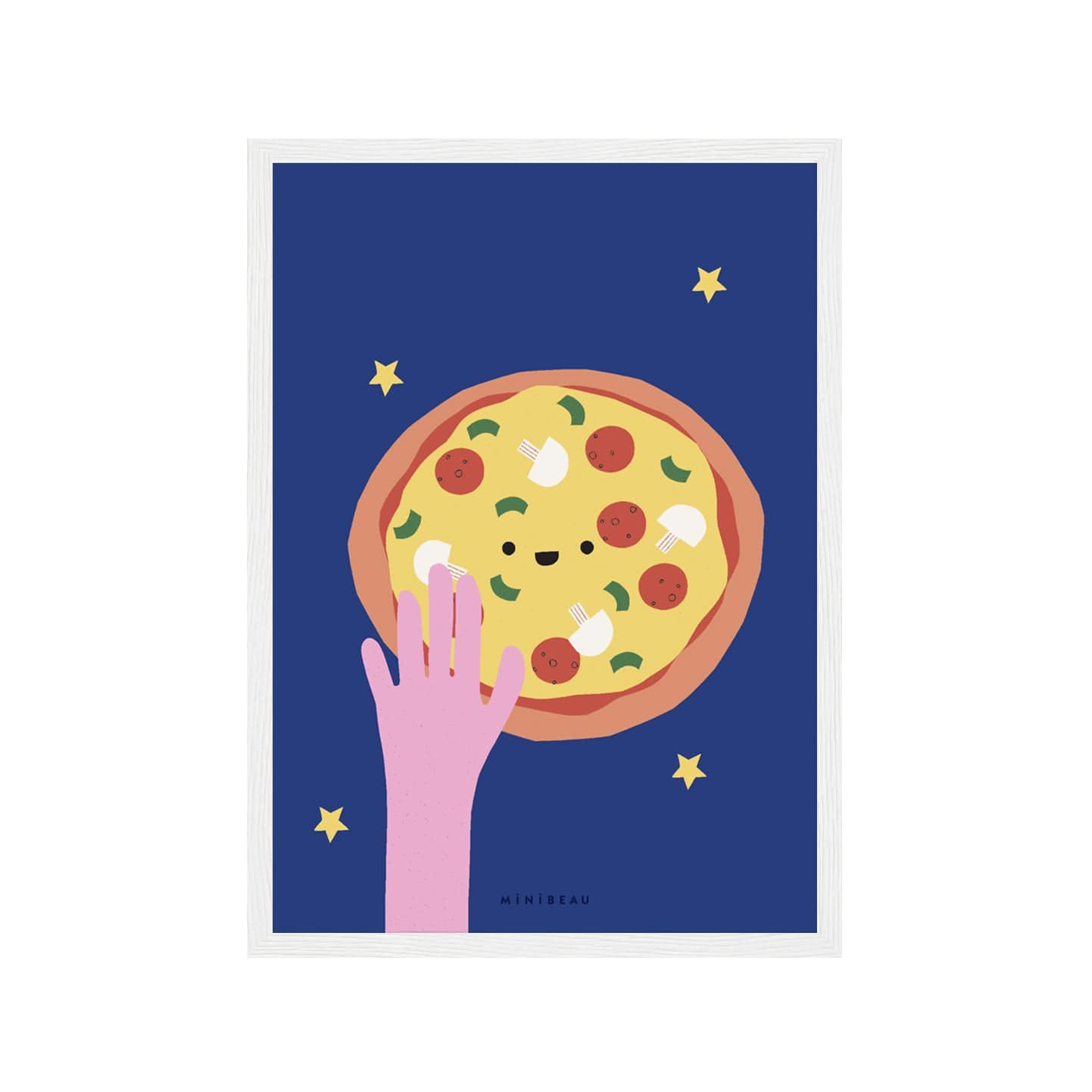 Art Print Happy Alphabet 'P' Art Print - Personalisable