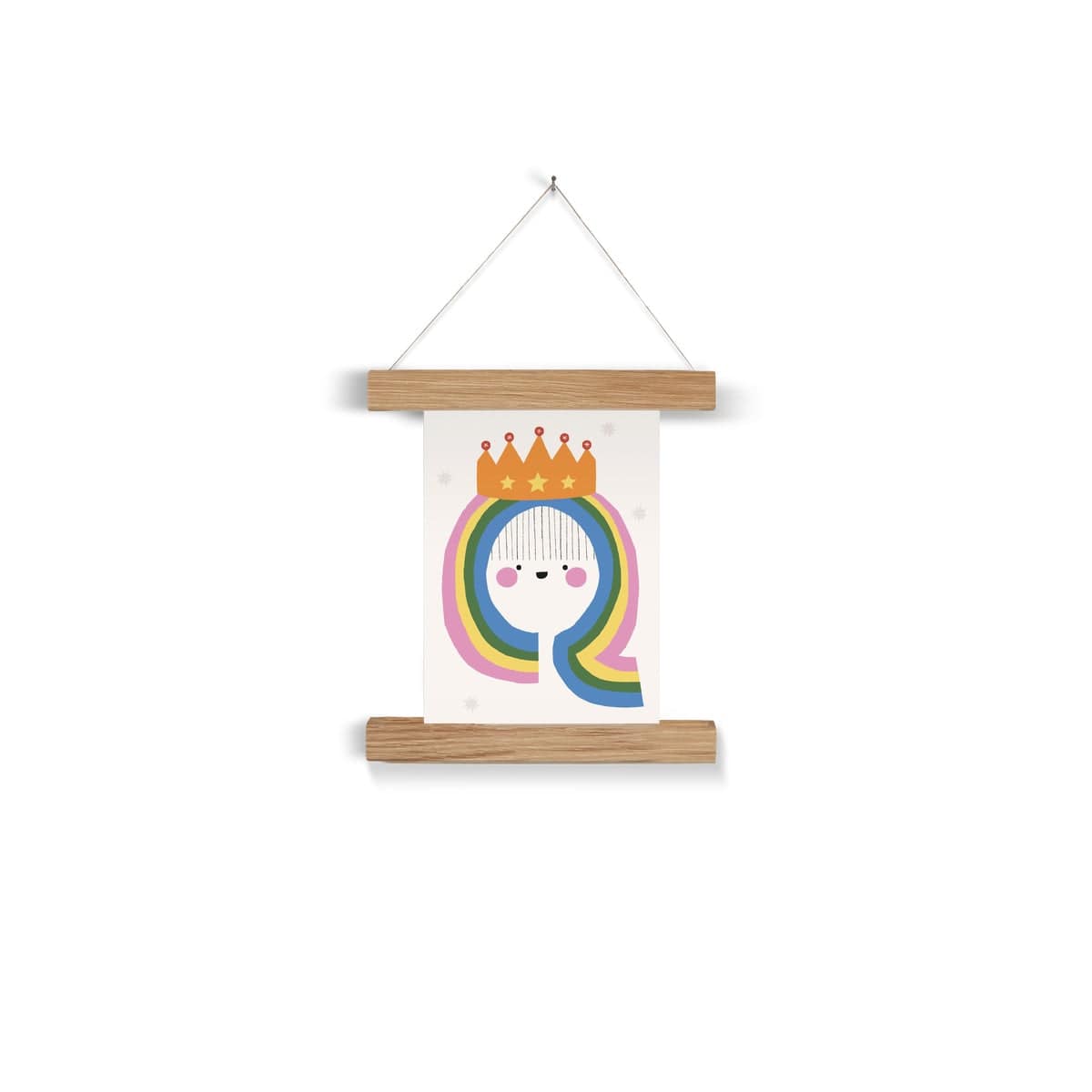 Art Print Happy Alphabet 'Q' Art Print - Personalisable