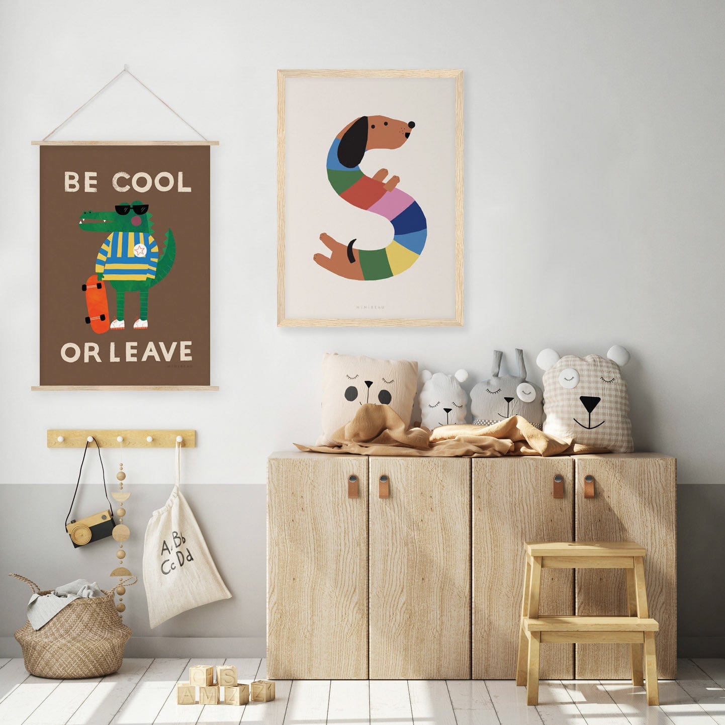 Art Print Happy Alphabet 'S' Art Print - Personalisable