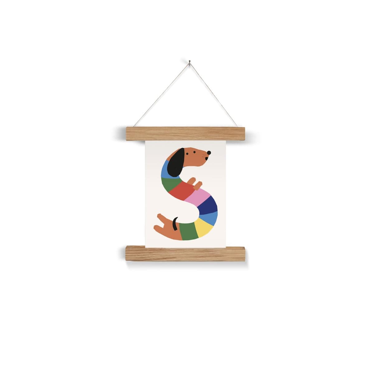 Art Print Happy Alphabet 'S' Art Print - Personalisable