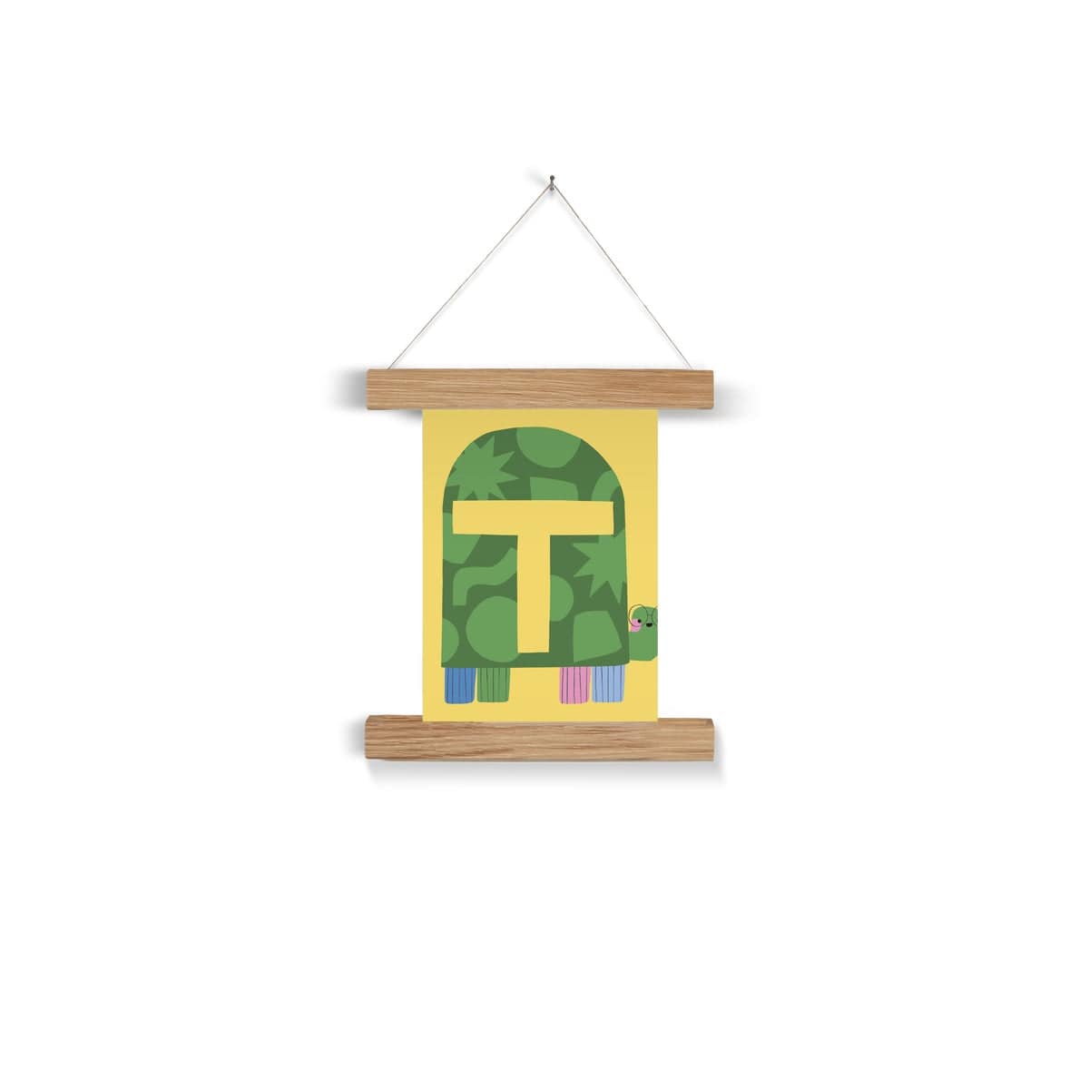 Art Print Happy Alphabet 'T' Art Print - Personalisable