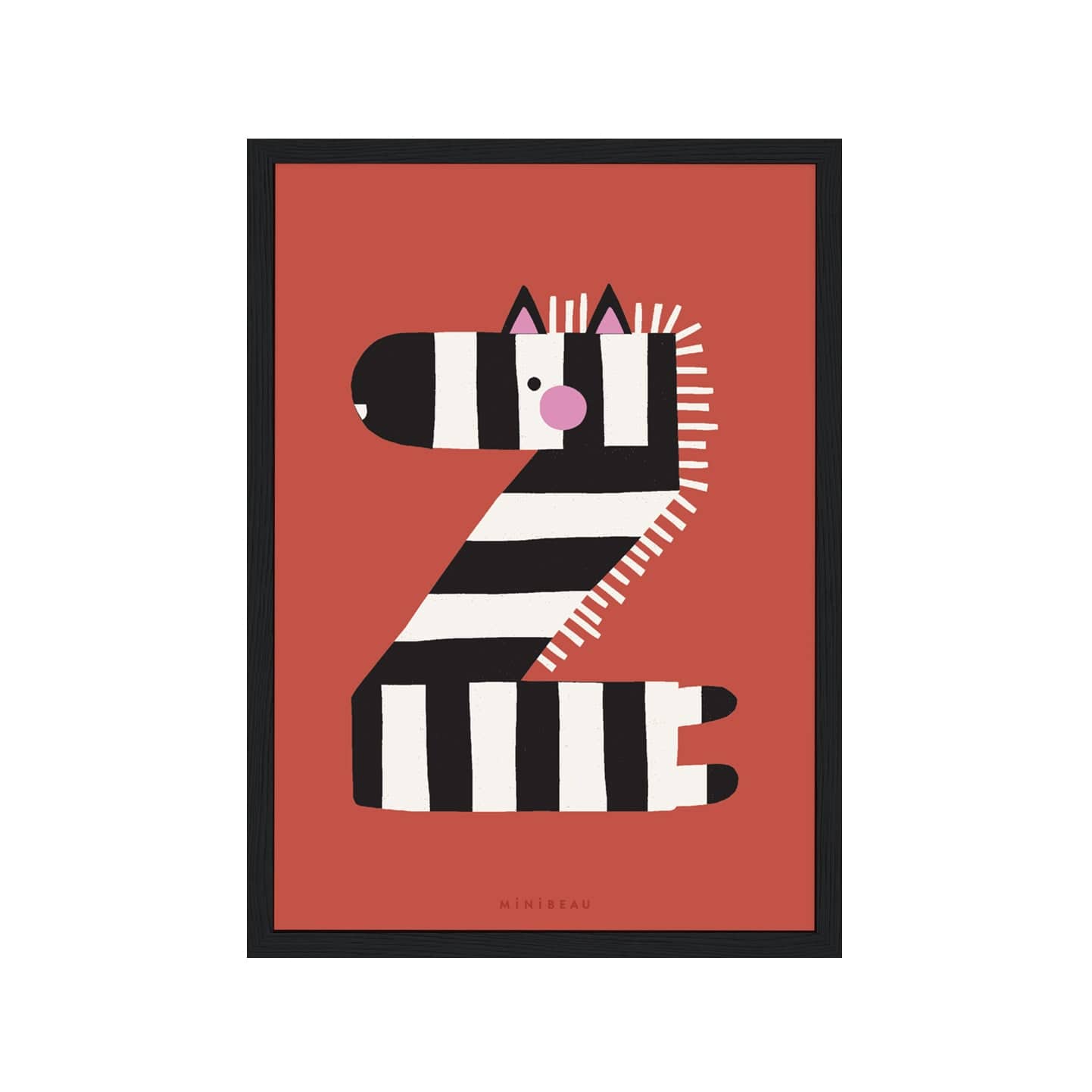 Art Print Happy Alphabet 'Z' Art Print - Personalisable