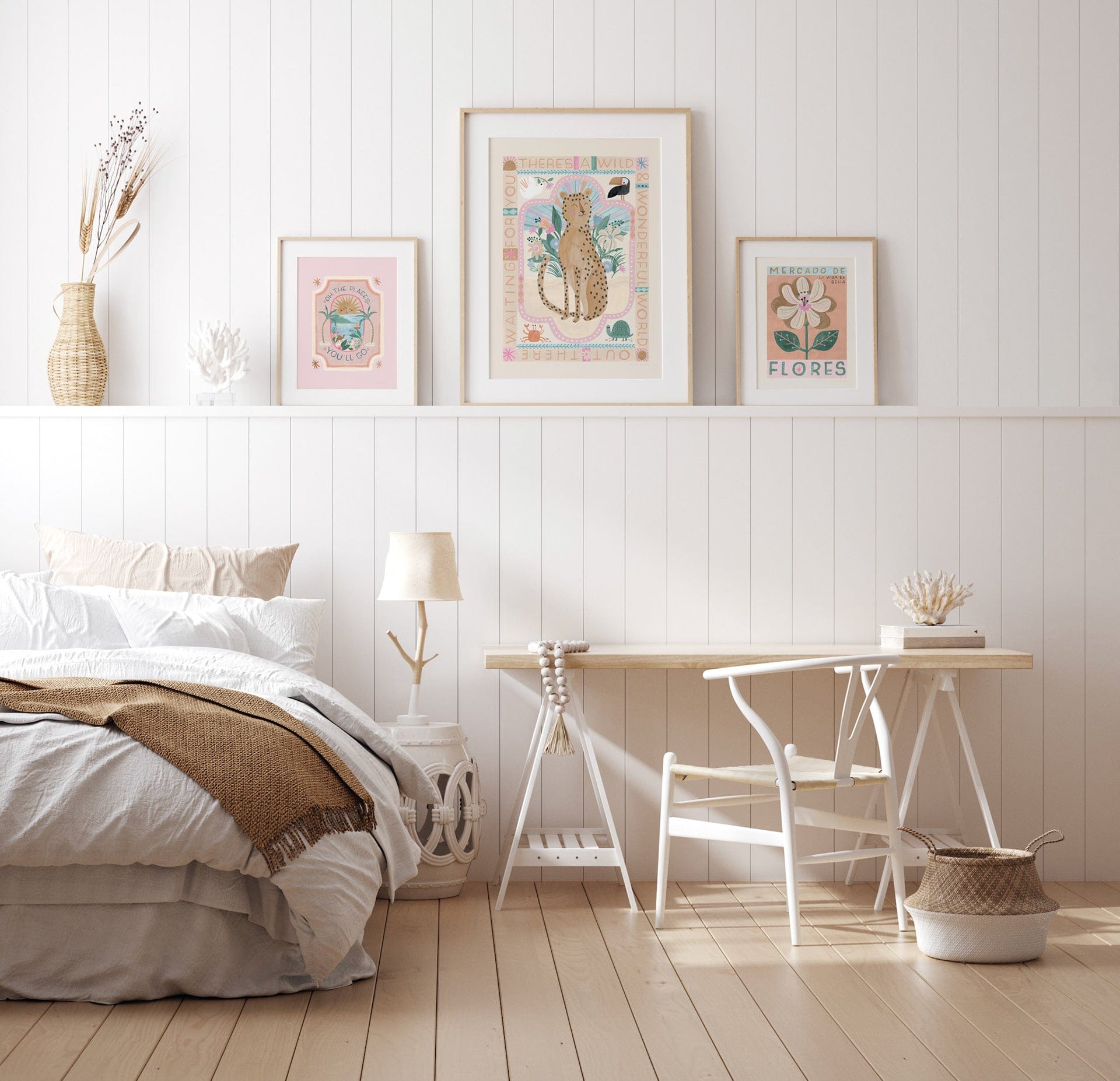 Art Print Mercado De Flores Art Print