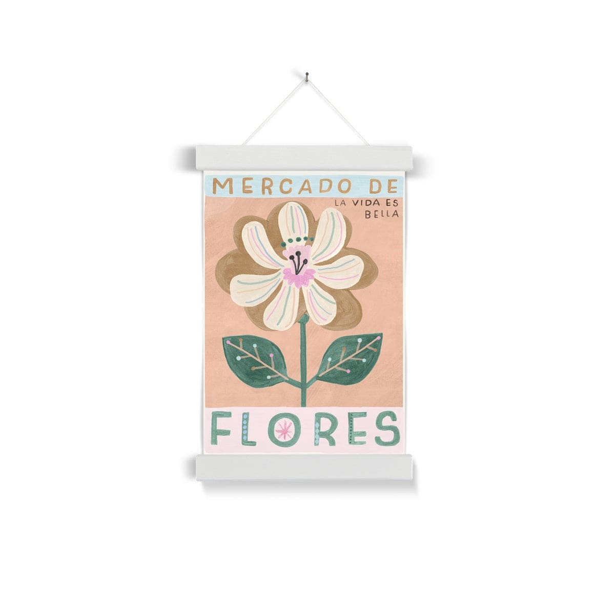 Art Print Mercado De Flores Art Print