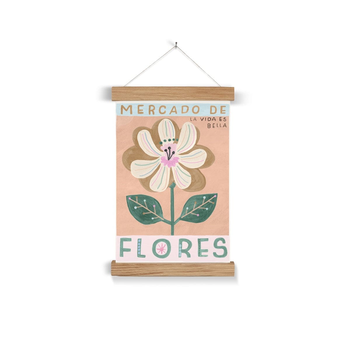 Art Print Mercado De Flores Art Print