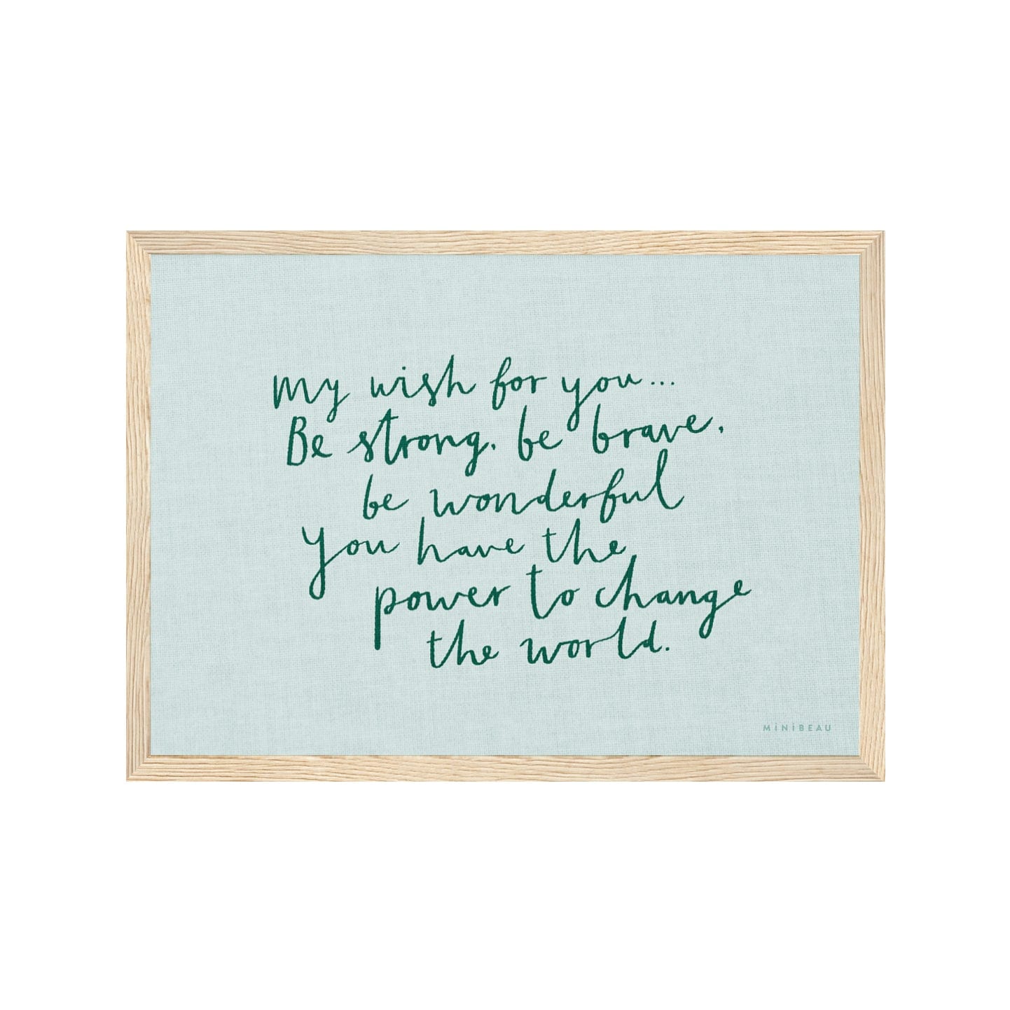 Art Print My Wish For You Blue Art Print