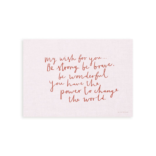 Art Print 15x20 (6x8") My Wish For You Pink Art Print