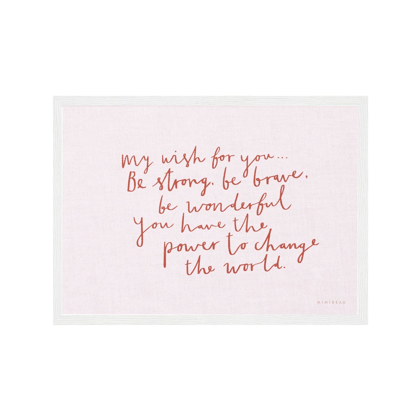 Art Print My Wish For You Pink Art Print