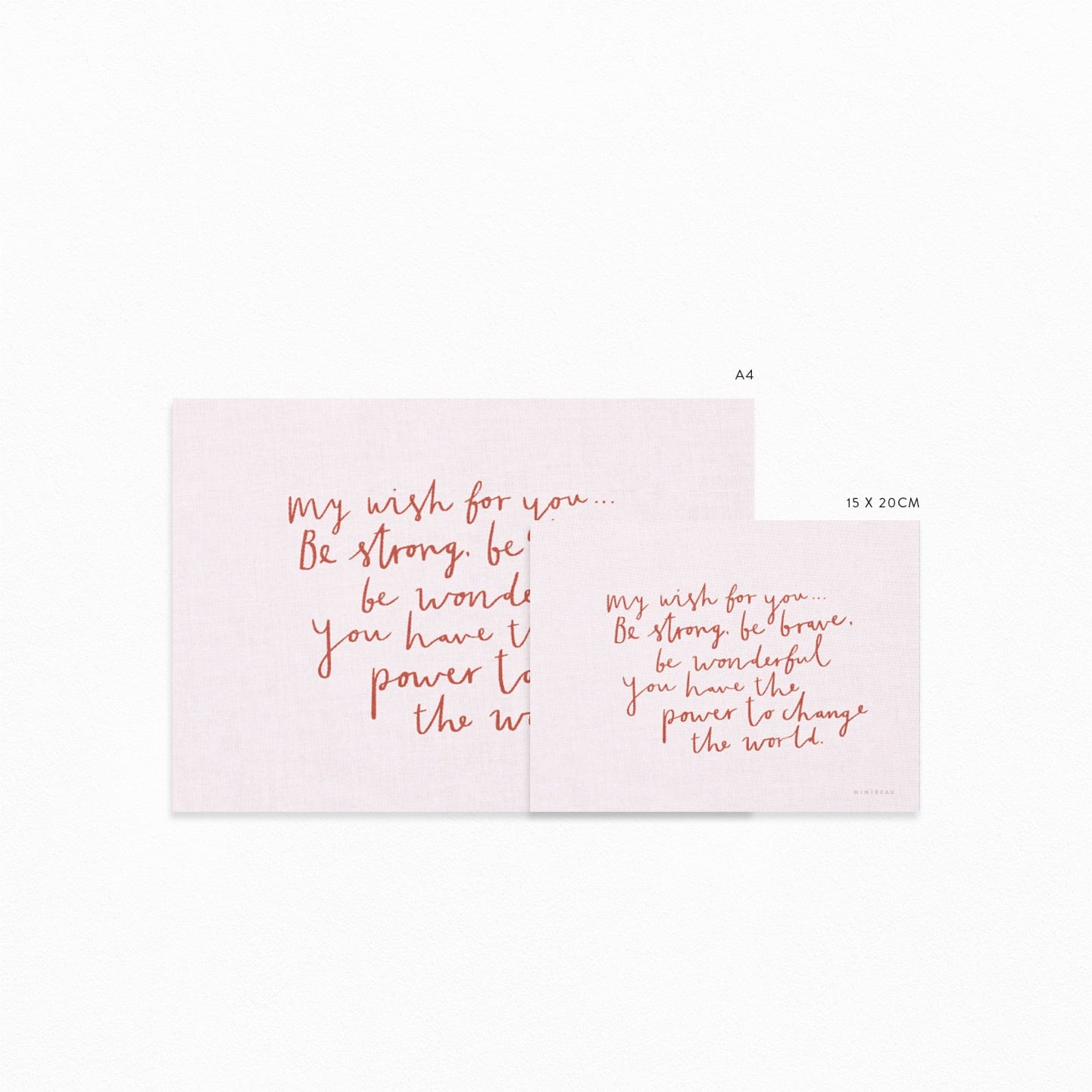 Art Print My Wish For You Pink Art Print