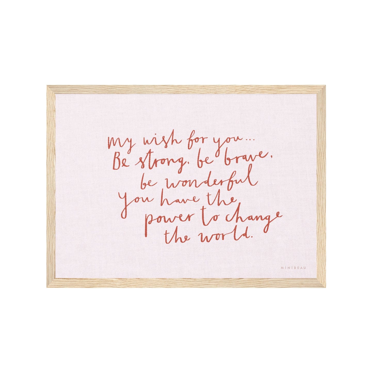 Art Print My Wish For You Pink Art Print
