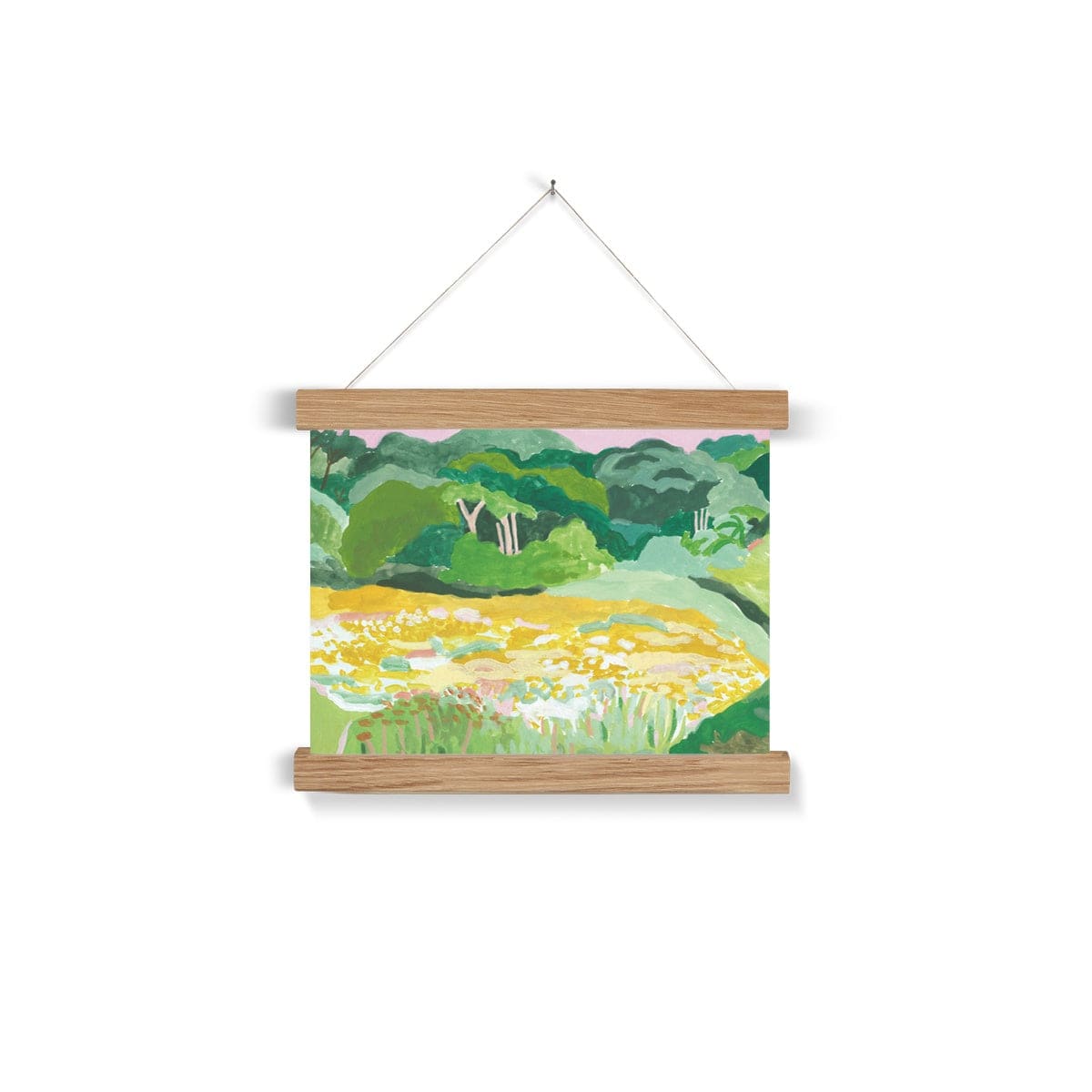 Art Print Pink Sky Landscape Art Print