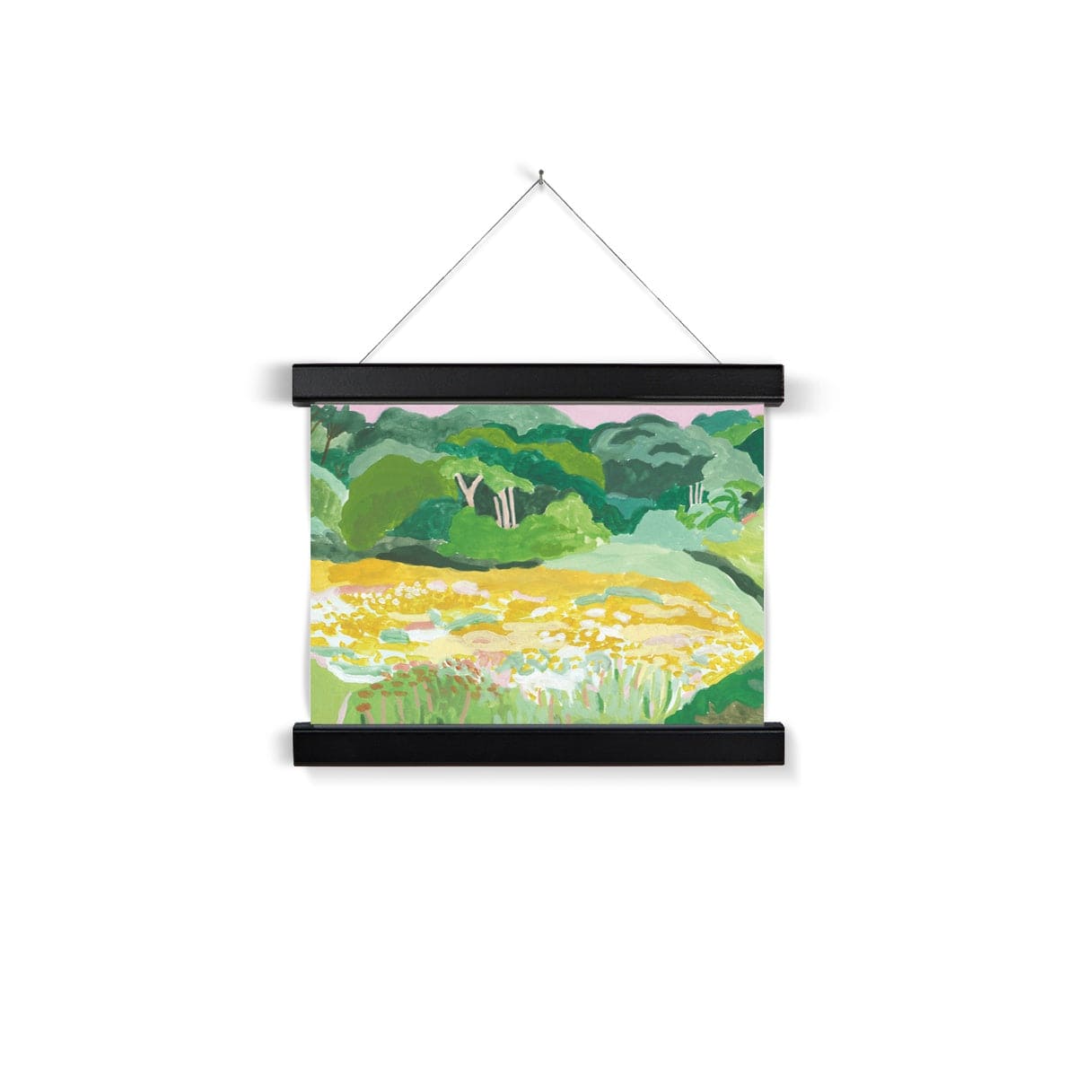 Art Print Pink Sky Landscape Art Print