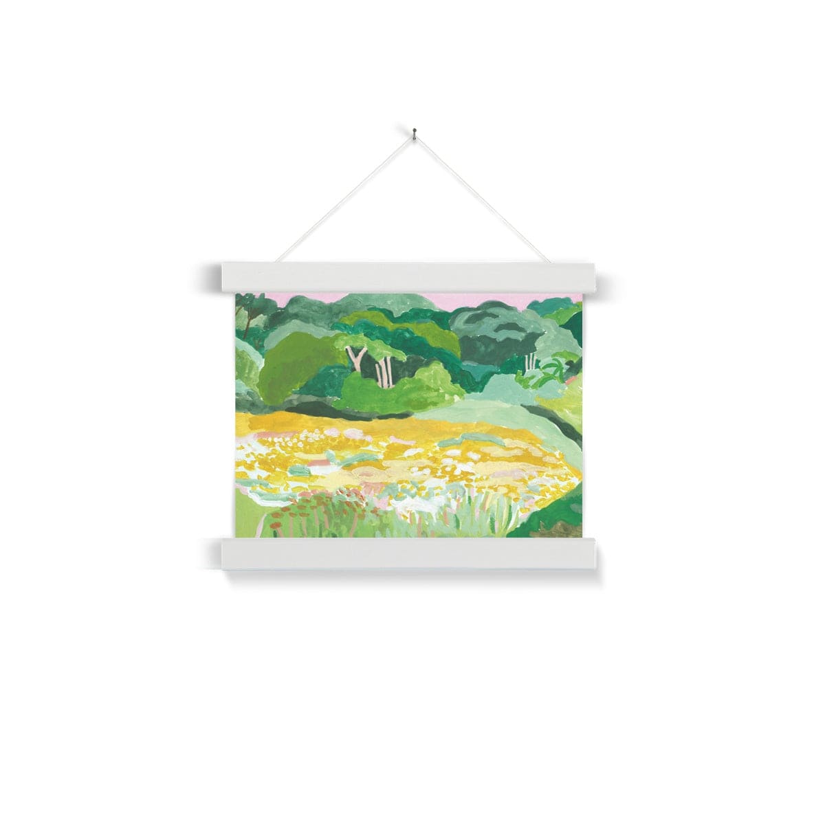 Art Print Pink Sky Landscape Art Print
