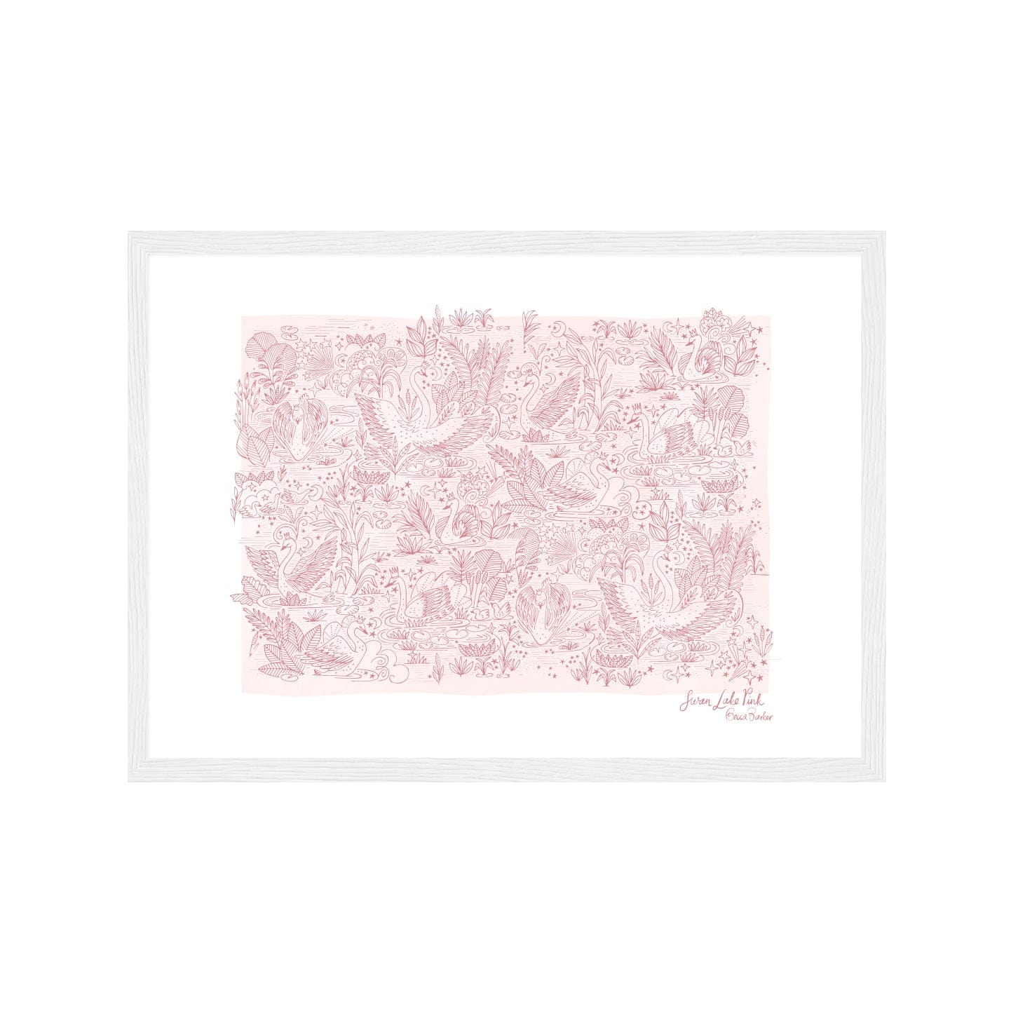 Art Print Swan Lake Art Print