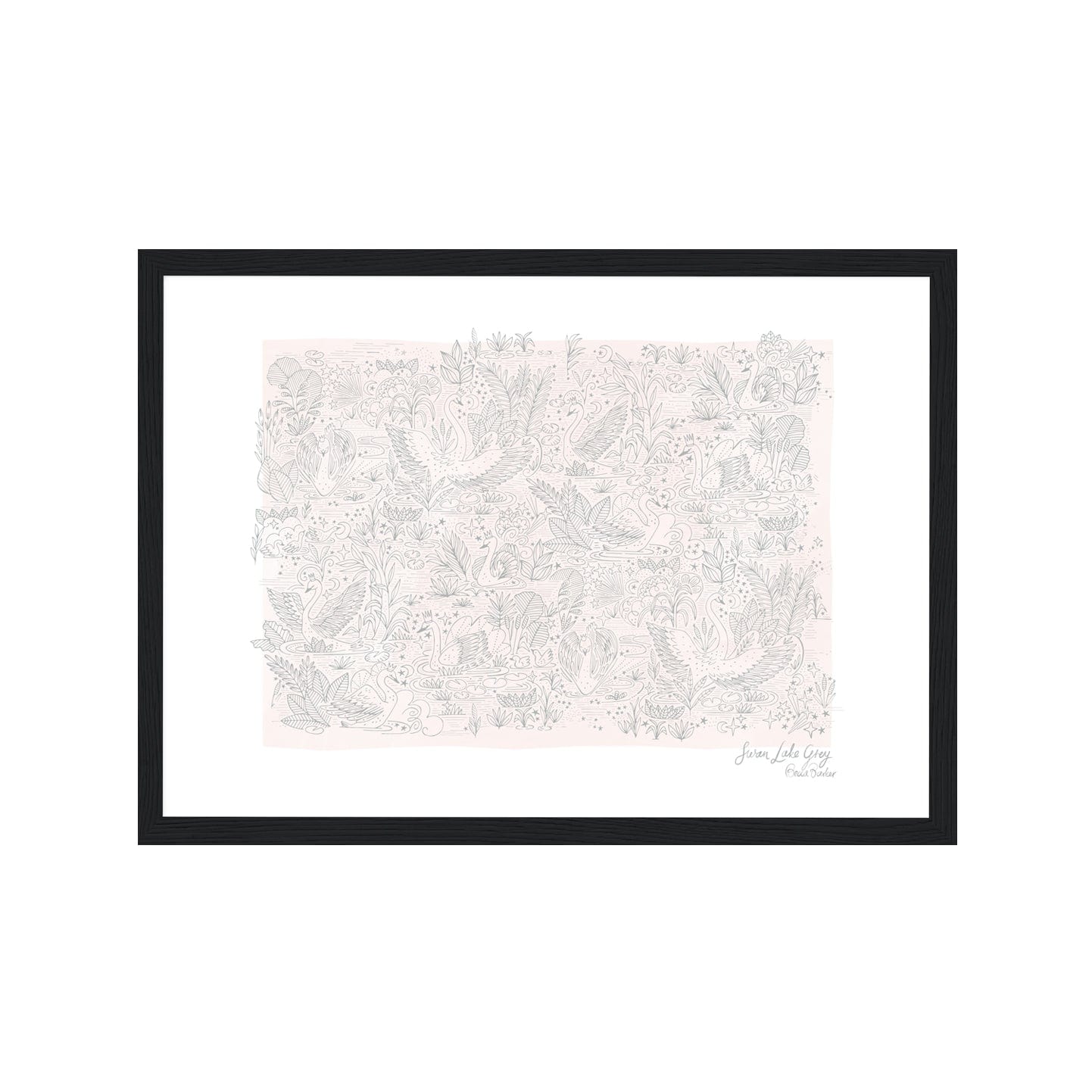Art Print Swan Lake Art Print