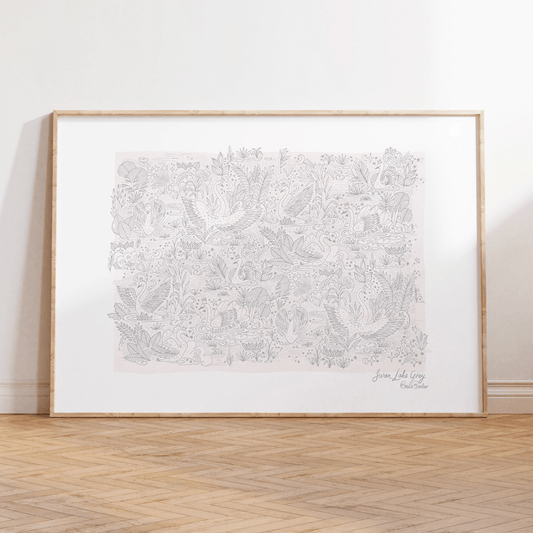 Art Print Swan Lake Art Print