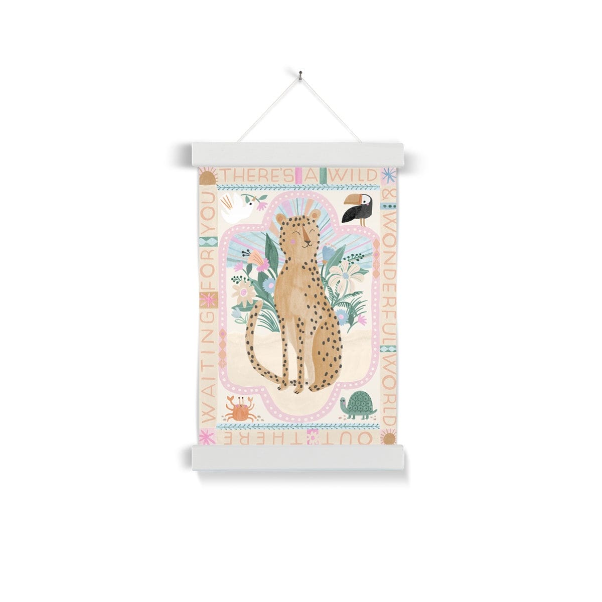 Art Print Wild, Wonderful World Leopard Print