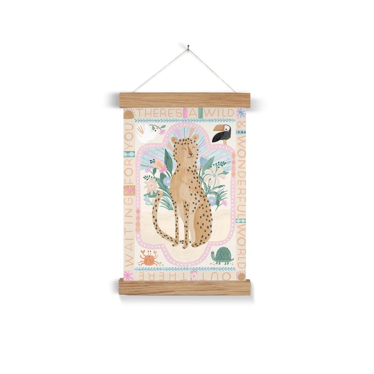 Art Print Wild, Wonderful World Leopard Print