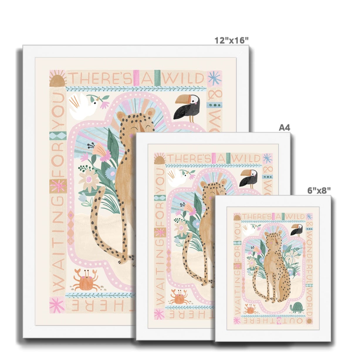 Art Print Wild, Wonderful World Leopard Print