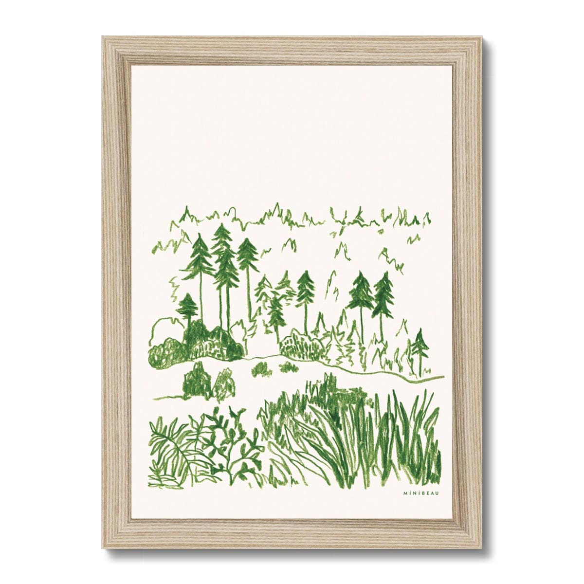 Art Print Woods Art Print