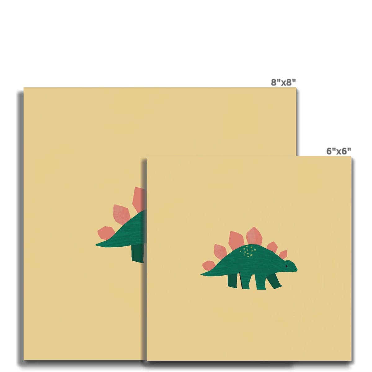 Fine art Safari - Dino Square Art Print
