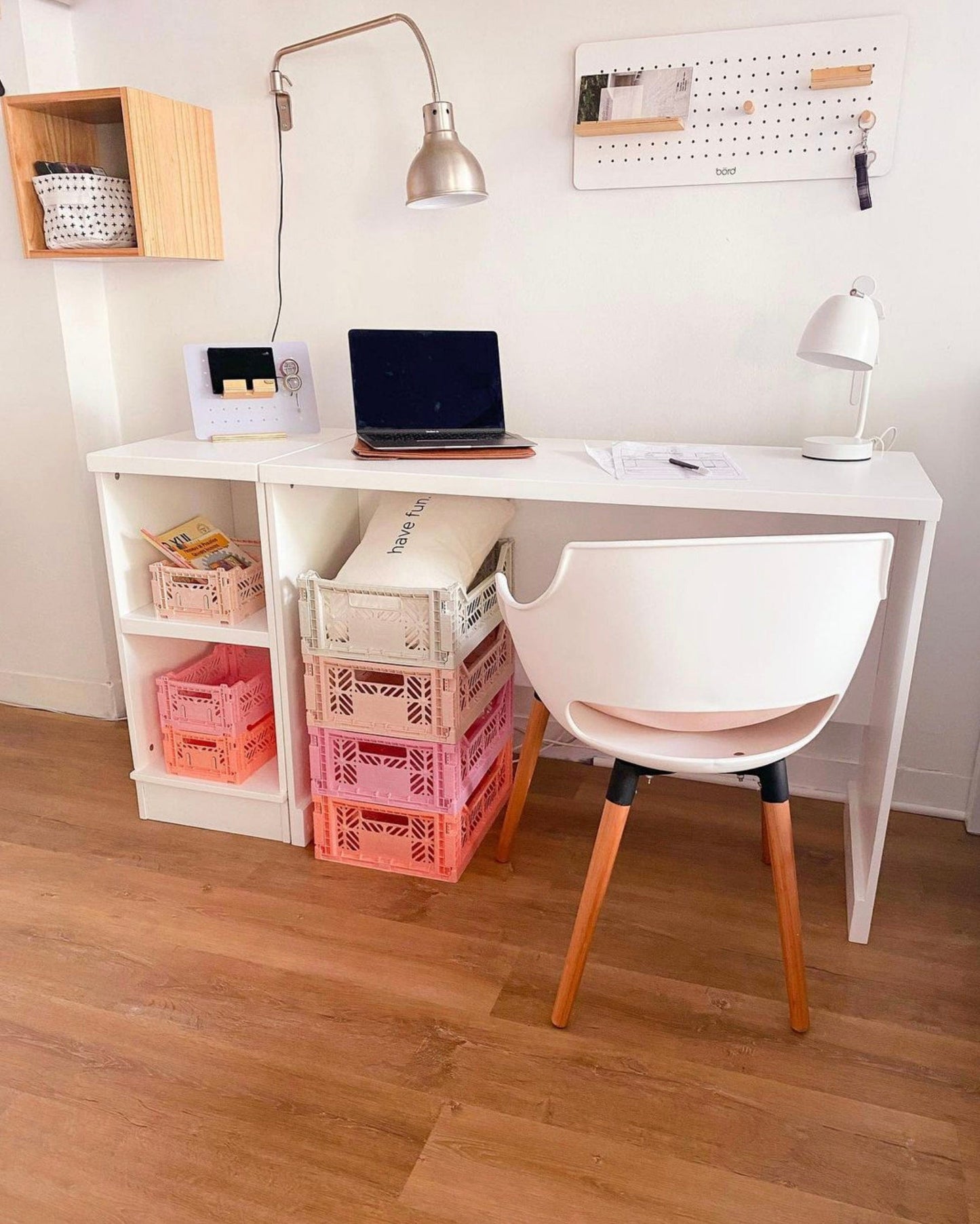 Folding Crate Aykasa Midi Folding Crate - Milk Tea
