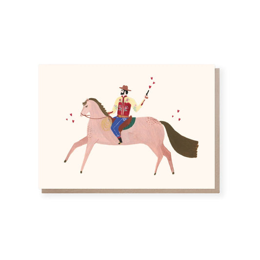 Greeting Card Cowboy Greeting Card