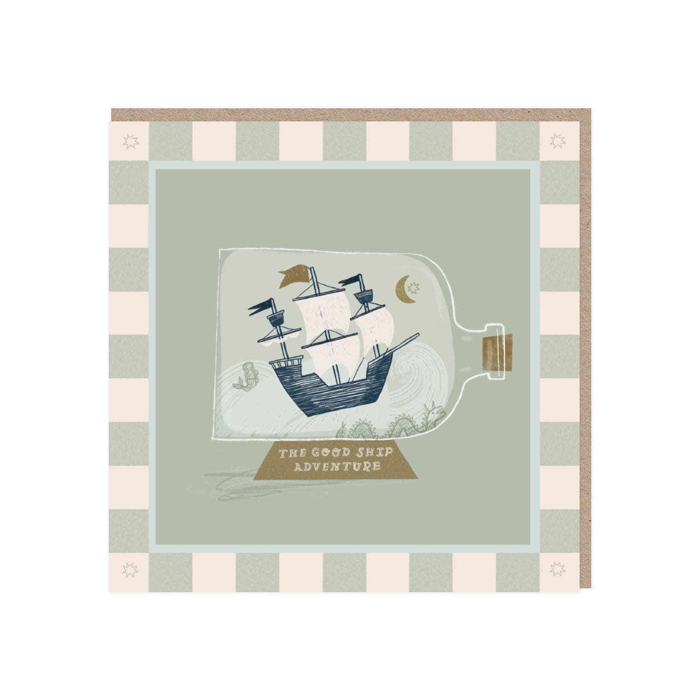 Greeting Card Good Ship Adventure Greeting Card