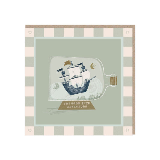 Greeting Card Good Ship Adventure Greeting Card
