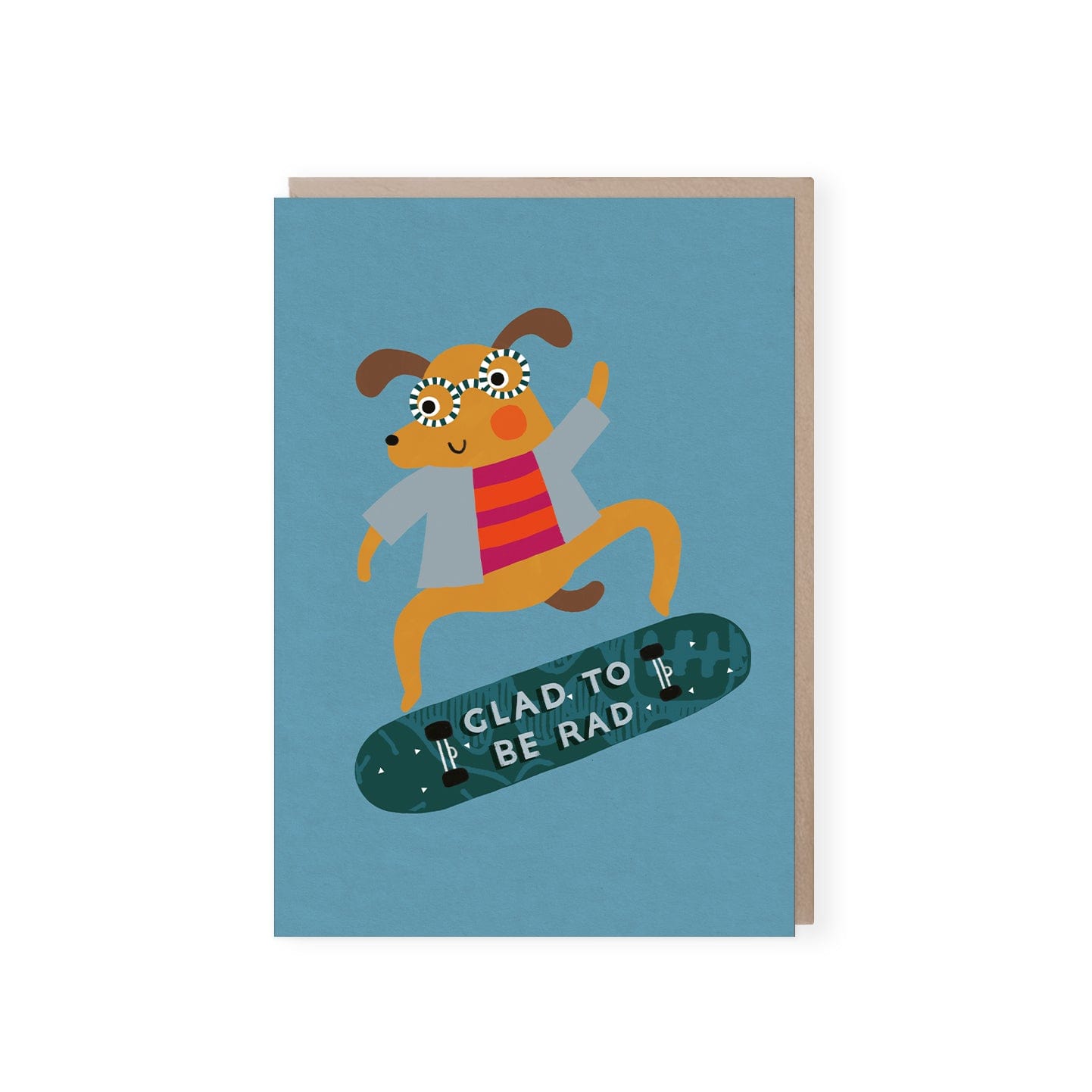 Greeting Card Rad Dog Greeting Card