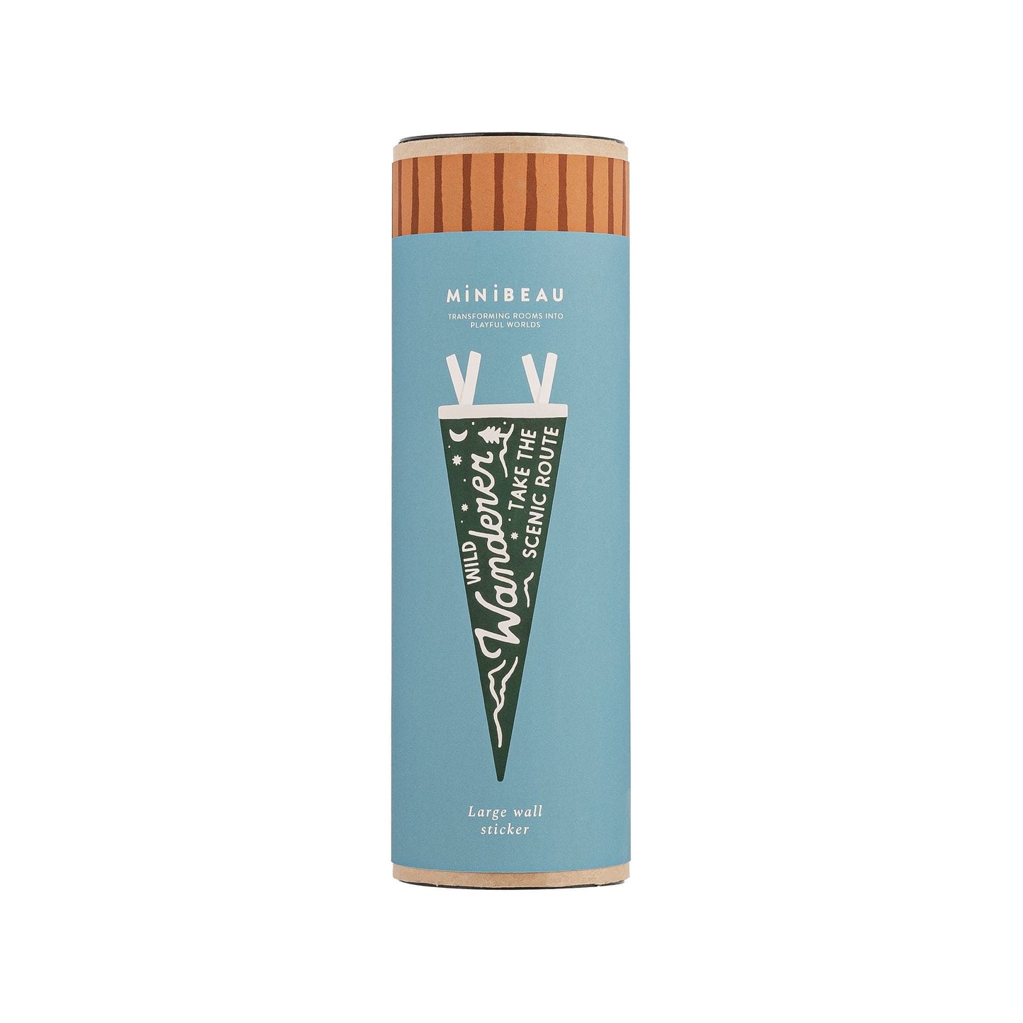 Wall Stickers Wild Wanderer Flag Wall Decal - Green