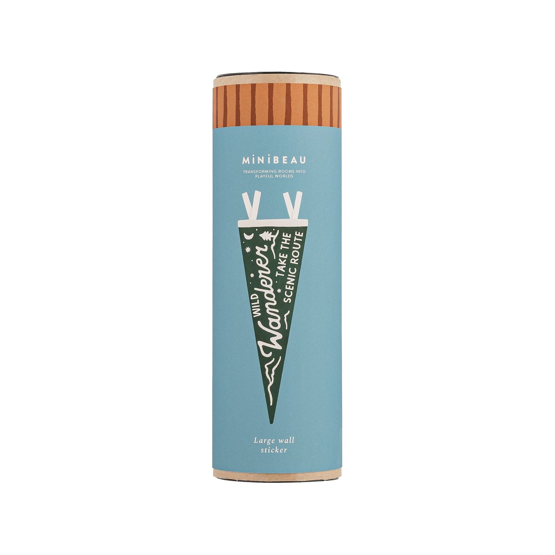 Wall Stickers Wild Wanderer Flag Wall Decal - Green