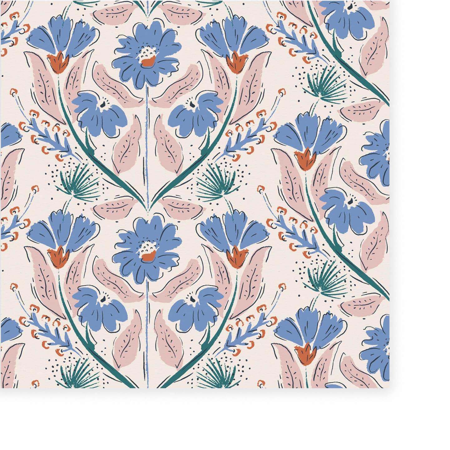 Wallpaper Autumn Floral Wallpaper