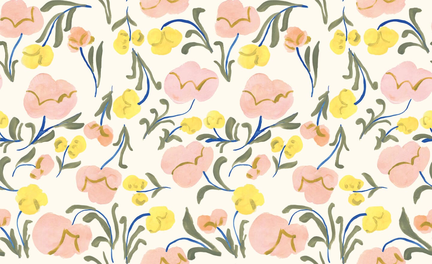 Wallpaper Boho Floral Wallpaper