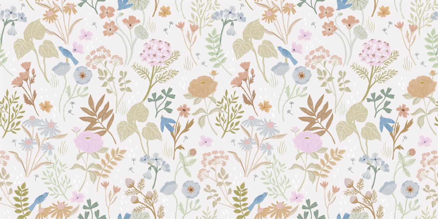 Wallpaper Dreamy Floral Wallpaper