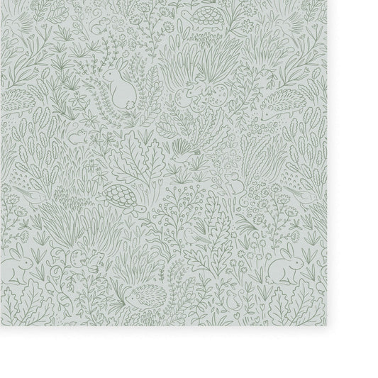 Wallpaper Garden Doodles Sage Wallpaper