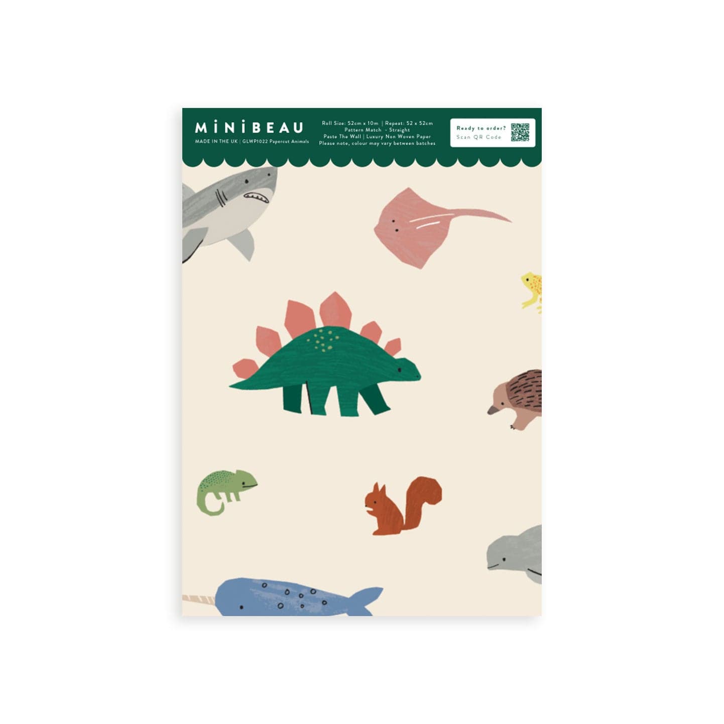 Wallpaper Sample A4 Papercut Animals Wallpaper